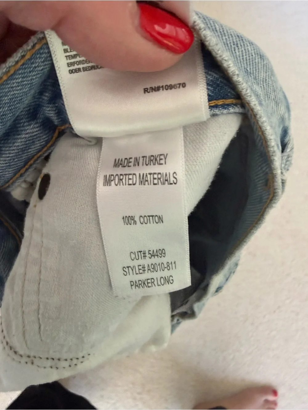 Agolde denim wash