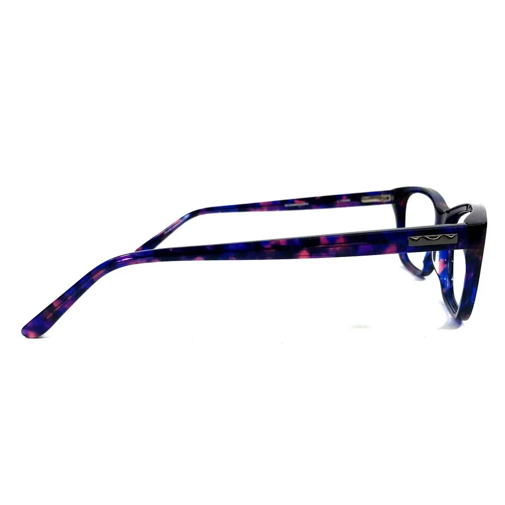 BCBGMAXAZRIA Eyeglasses Frames ESMEE BLUE MULTI TORTOISE Cat Eye 54-15-140