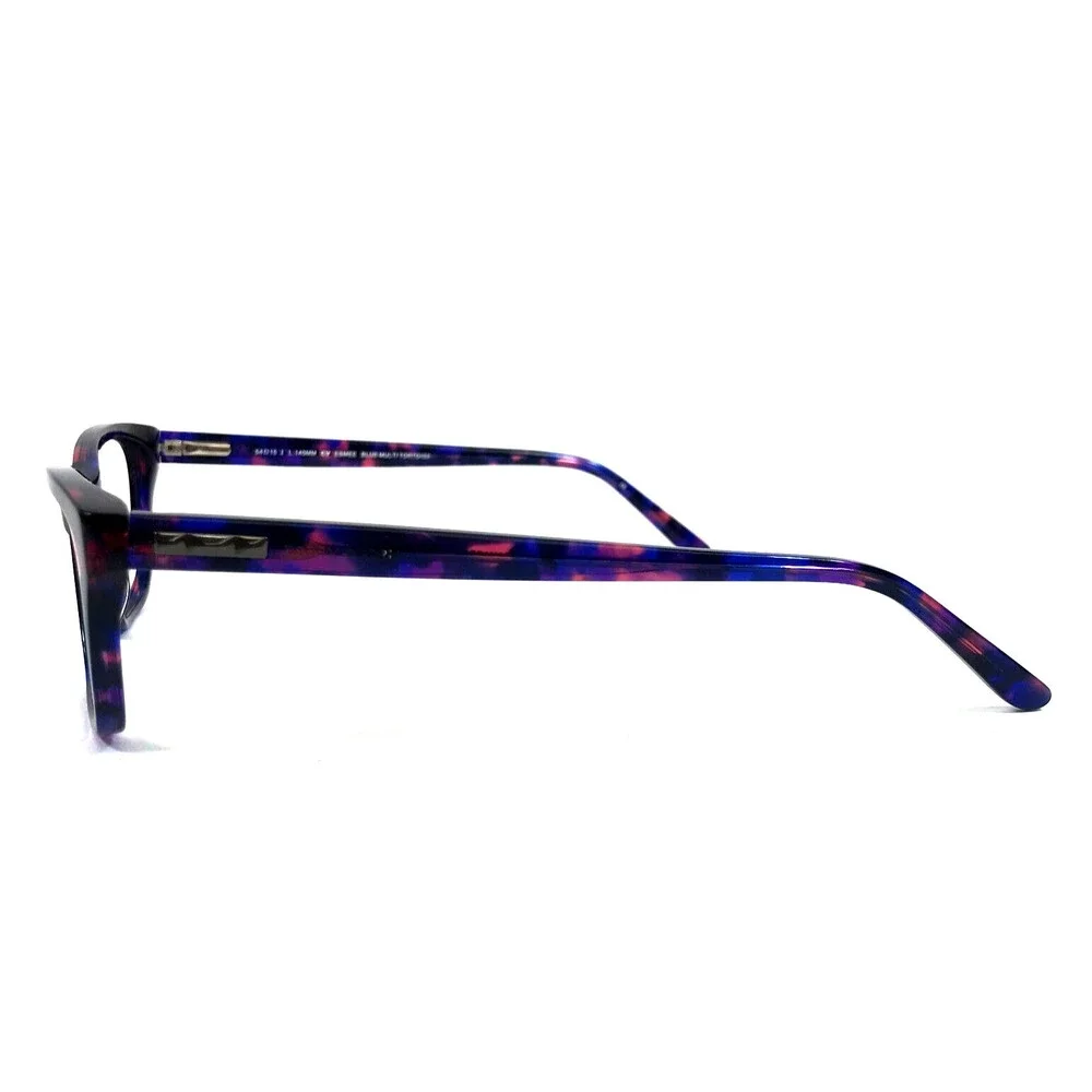 BCBGMAXAZRIA Eyeglasses Frames ESMEE BLUE MULTI TORTOISE Cat Eye 54-15-140