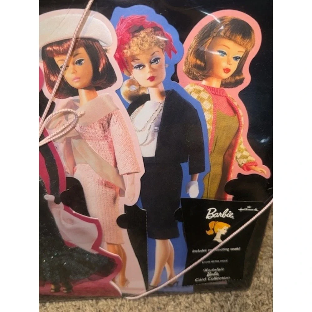 Hallmark Nostalgic Barbie Card Collection with Seals New‎