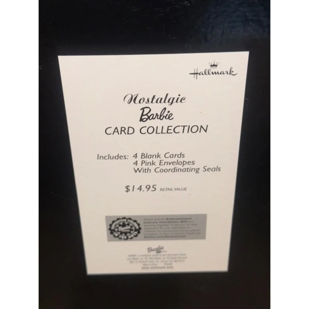 Hallmark Nostalgic Barbie Card Collection with Seals New‎