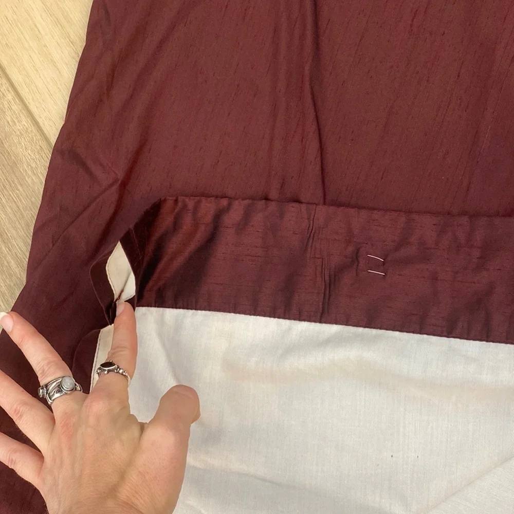 Pottery Barn | Dupioni Silk‎ | Curtains 50” x 84”