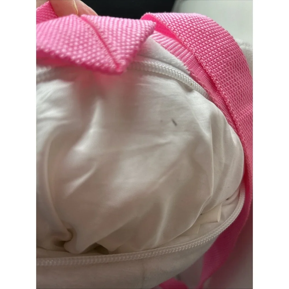 Hello Kitty‎ Rainbow iridescent pink Plush Backpack adjustable straps 10x8x14
