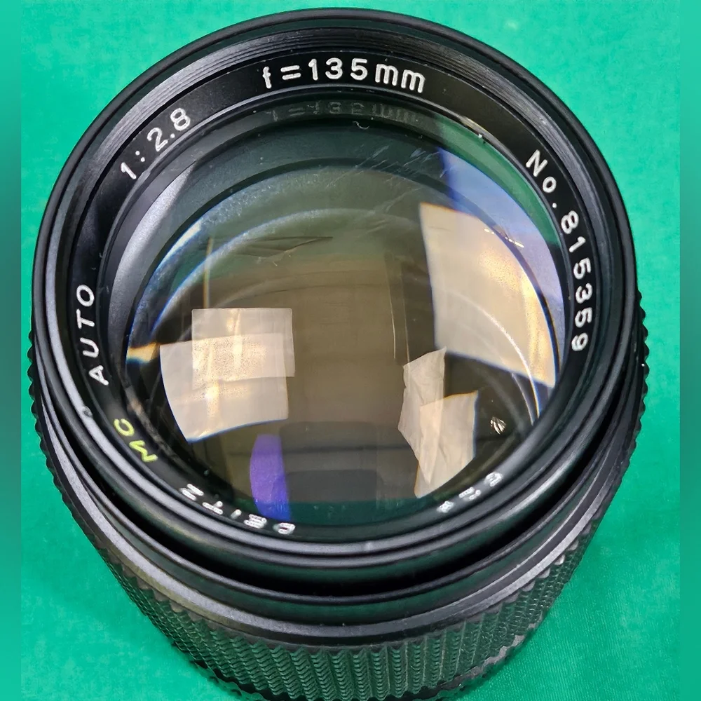 Deitz 135mm MC Zoom 1:2.8 Camera Lens Canon FD Mount‎ With Case No. 815359