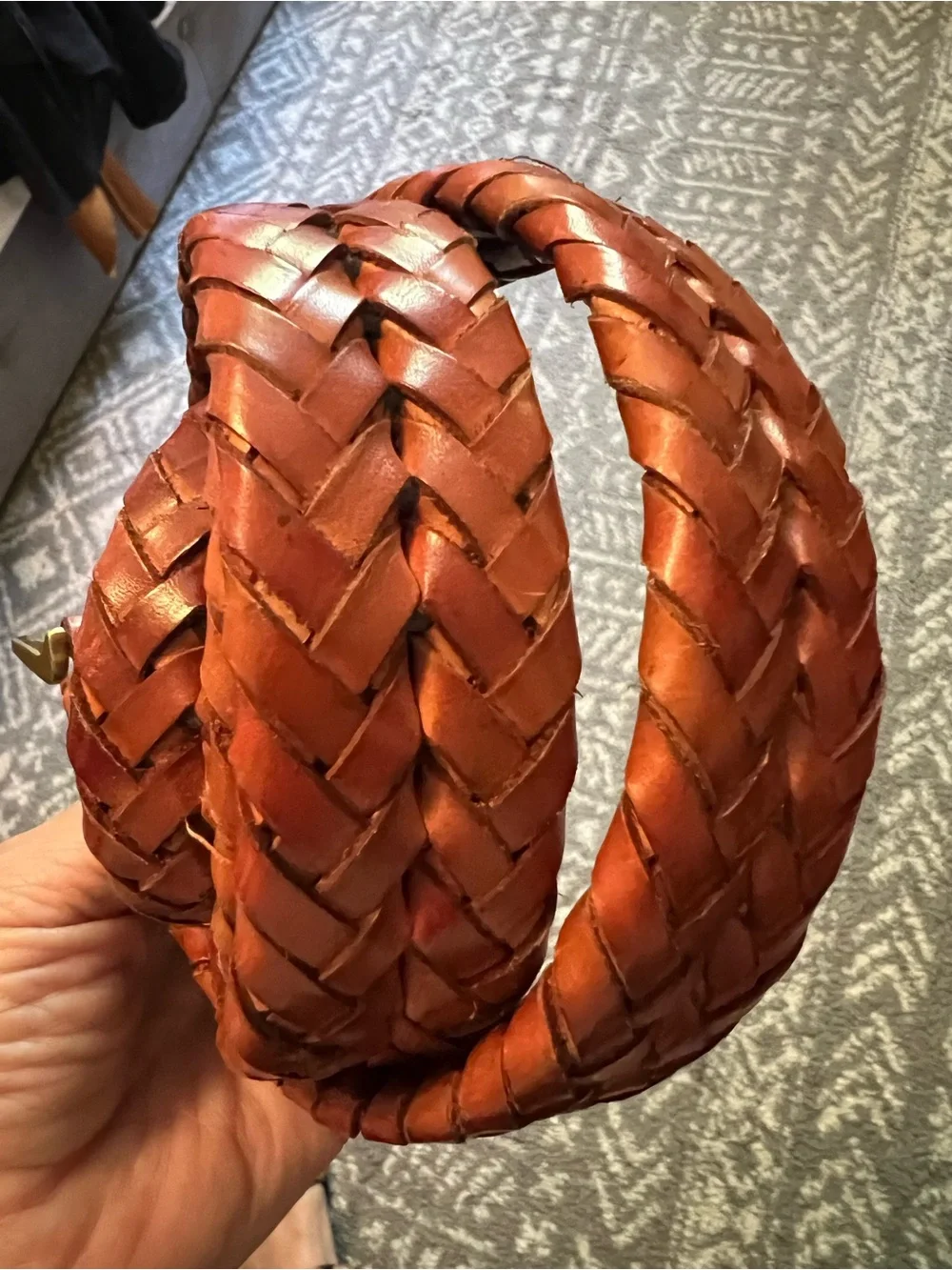 Brooks Brothers braided leather