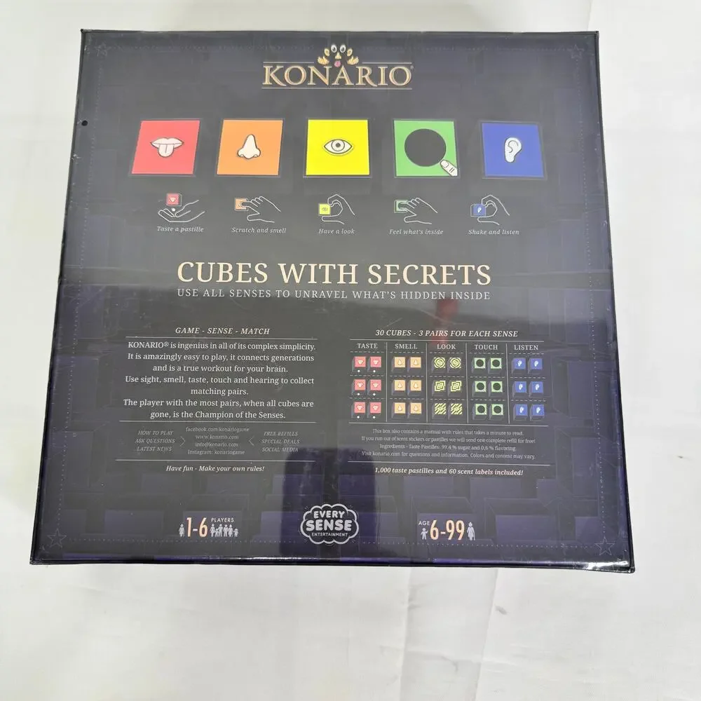 Konario Memory‎ Game - A Unique Matching Game for Every Sense