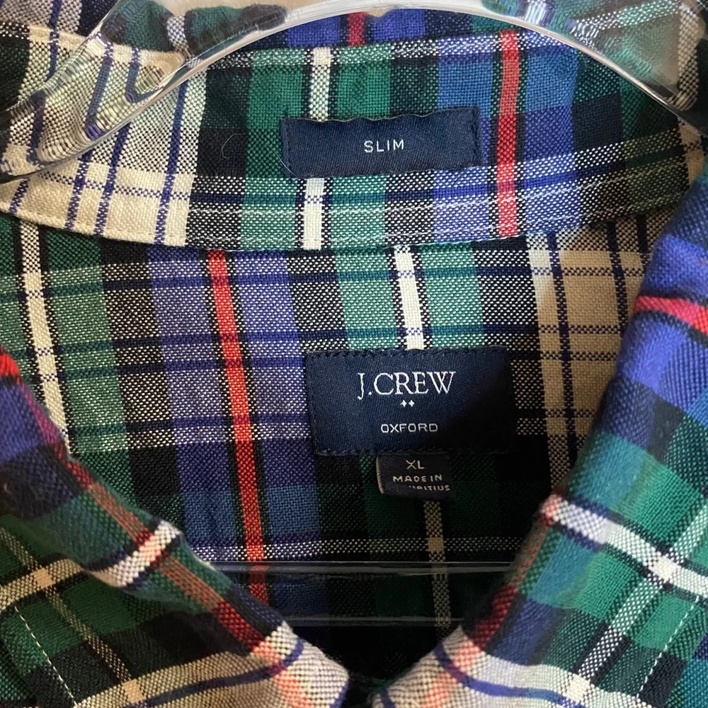 J. Crew xl oxford pocket