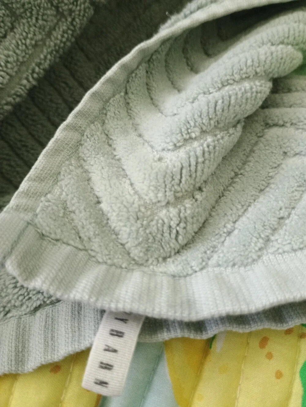 Pottery Barn Blue Gray Hand towels - Pack Of 4