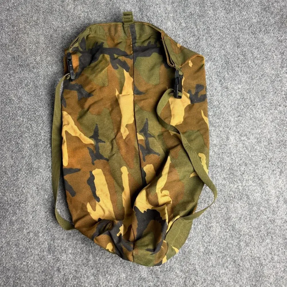 Mixed Military Tactical Gear Lot Duffel Bag Hydration Pack Woodland Bag Sling