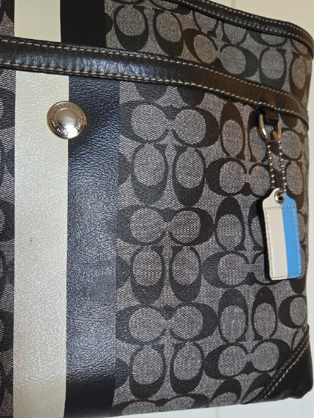 Coach heritage stripe