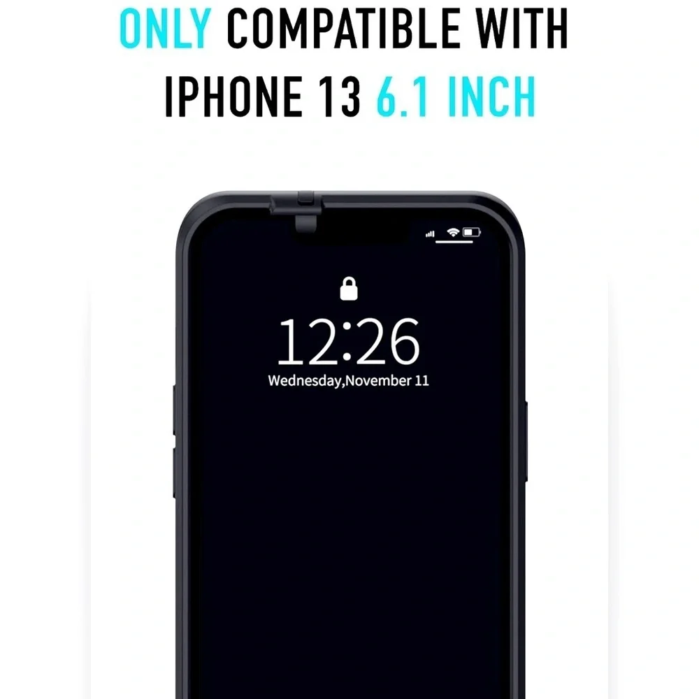 iPhone 13 Case with Camera Covers Front and Rear 📱 6-Foot Drop Proof 📲 EUC