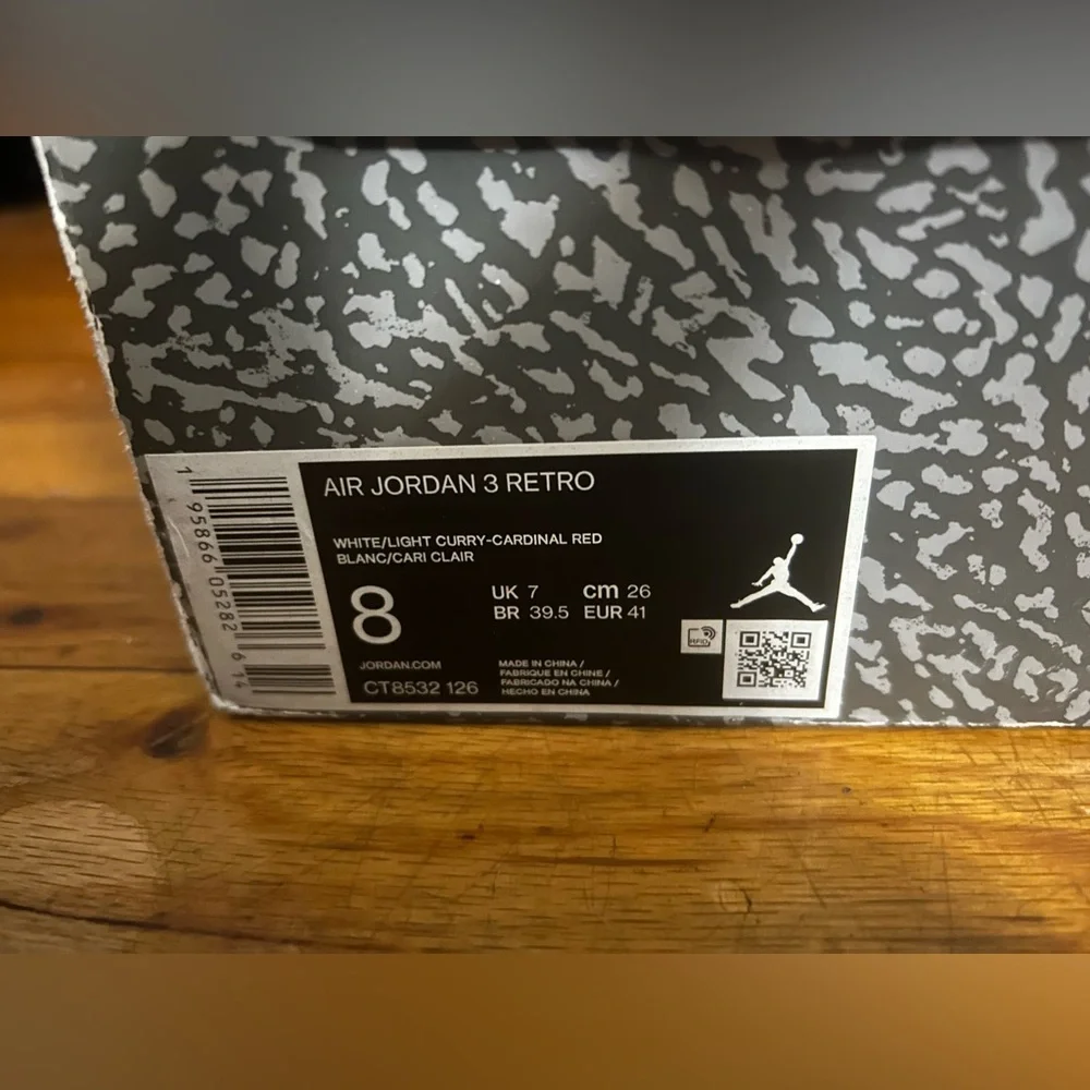 Jordan retro empty