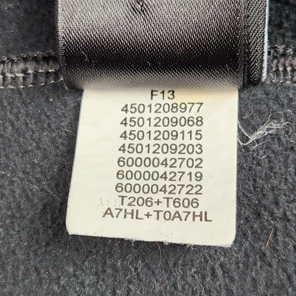 The North Face Jacket Mens Large Gray Fleece Full Zip‎ Thermal Pockets Outdoor