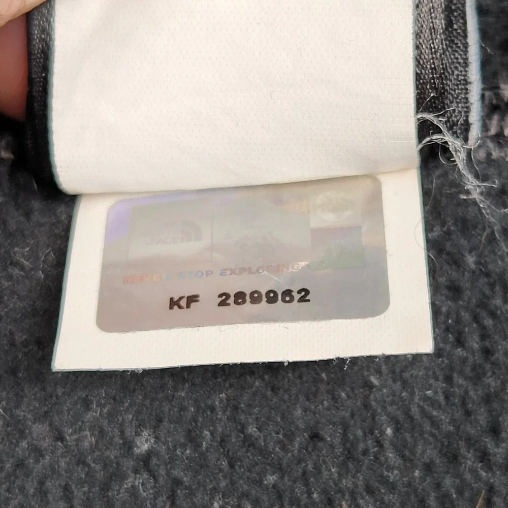 The North Face Jacket Mens Large Gray Fleece Full Zip‎ Thermal Pockets Outdoor