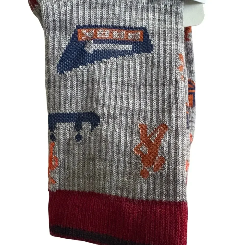 Smartwool Kids Hike Light Cushion Crew Socks Large Merino Wool New With Tags