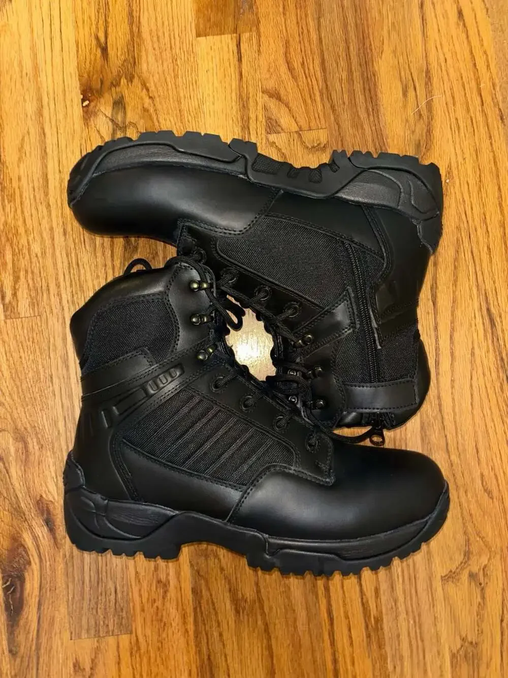 Nortiv 8 Men's Military Tactical Side-Zip Combat Boots