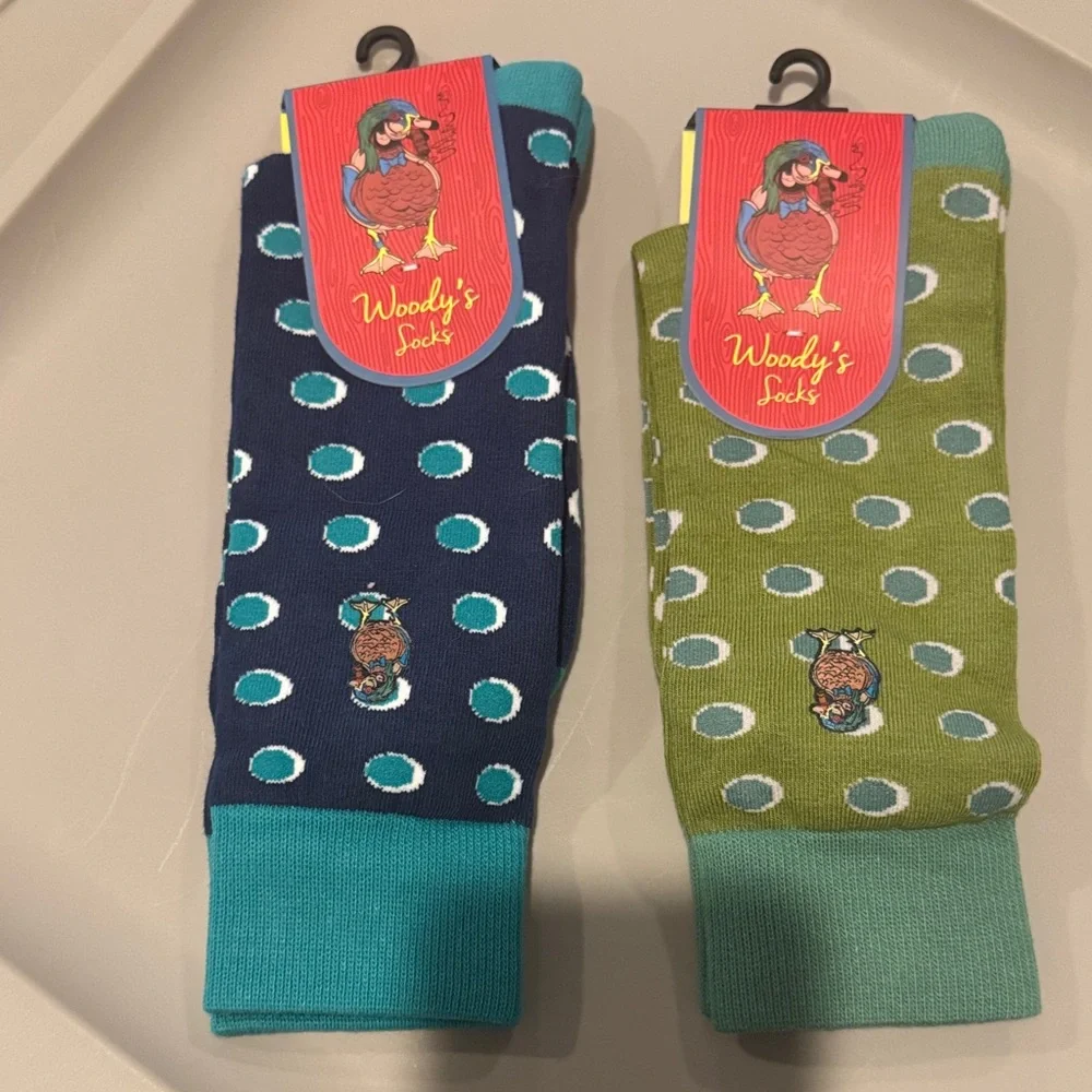 Woodys Socks olive elevate dress