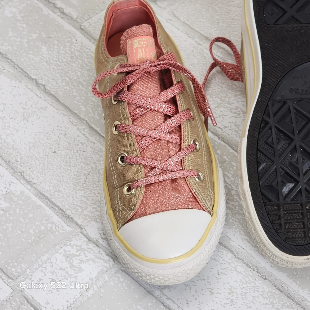 Converse Pink and Brown Women's Shoes