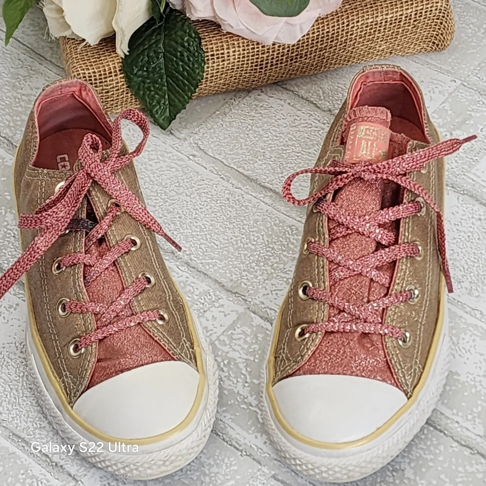 Converse Pink and Brown Women's Shoes