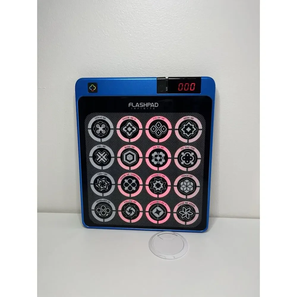 FlashPad Infinite BLUE Touchscreen Pad Electronic Strategy Game Lights Sound EUC
