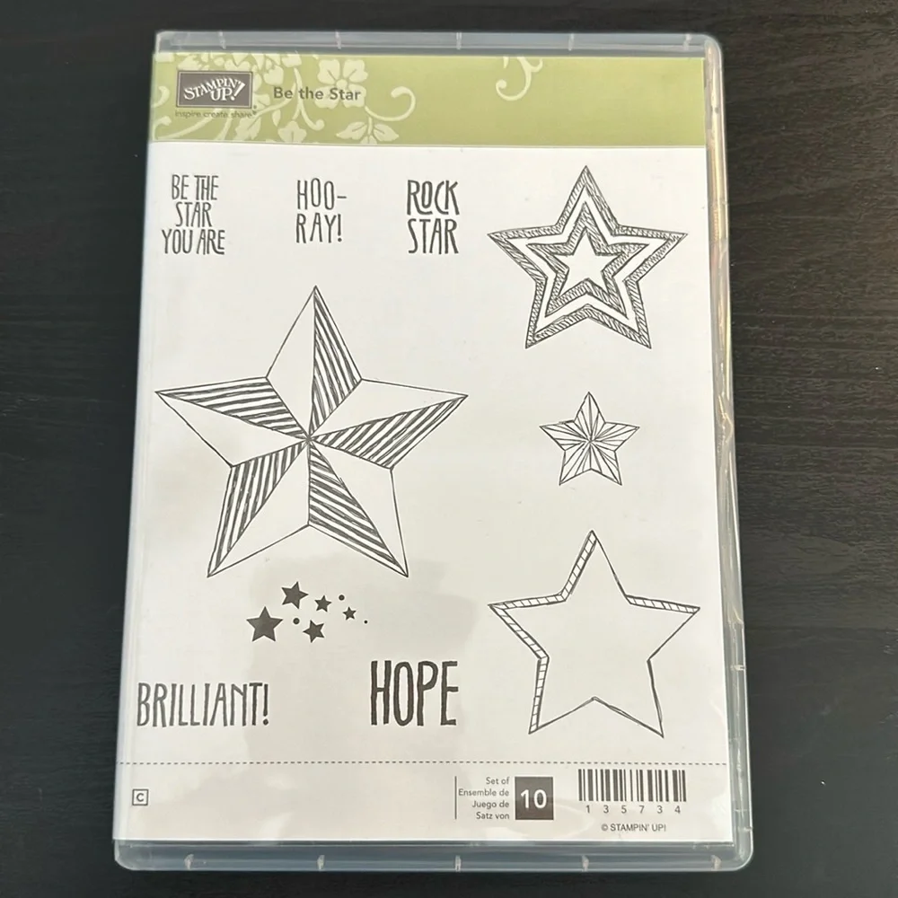 🎭 3/$25 - Be the Star Stampin Up set of 10