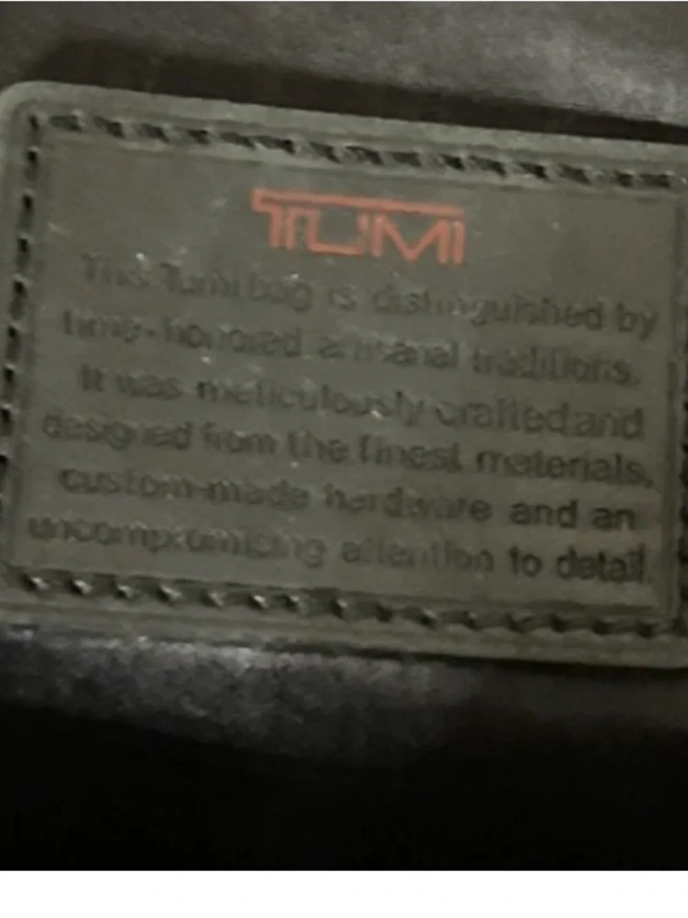 Tumi alpha black