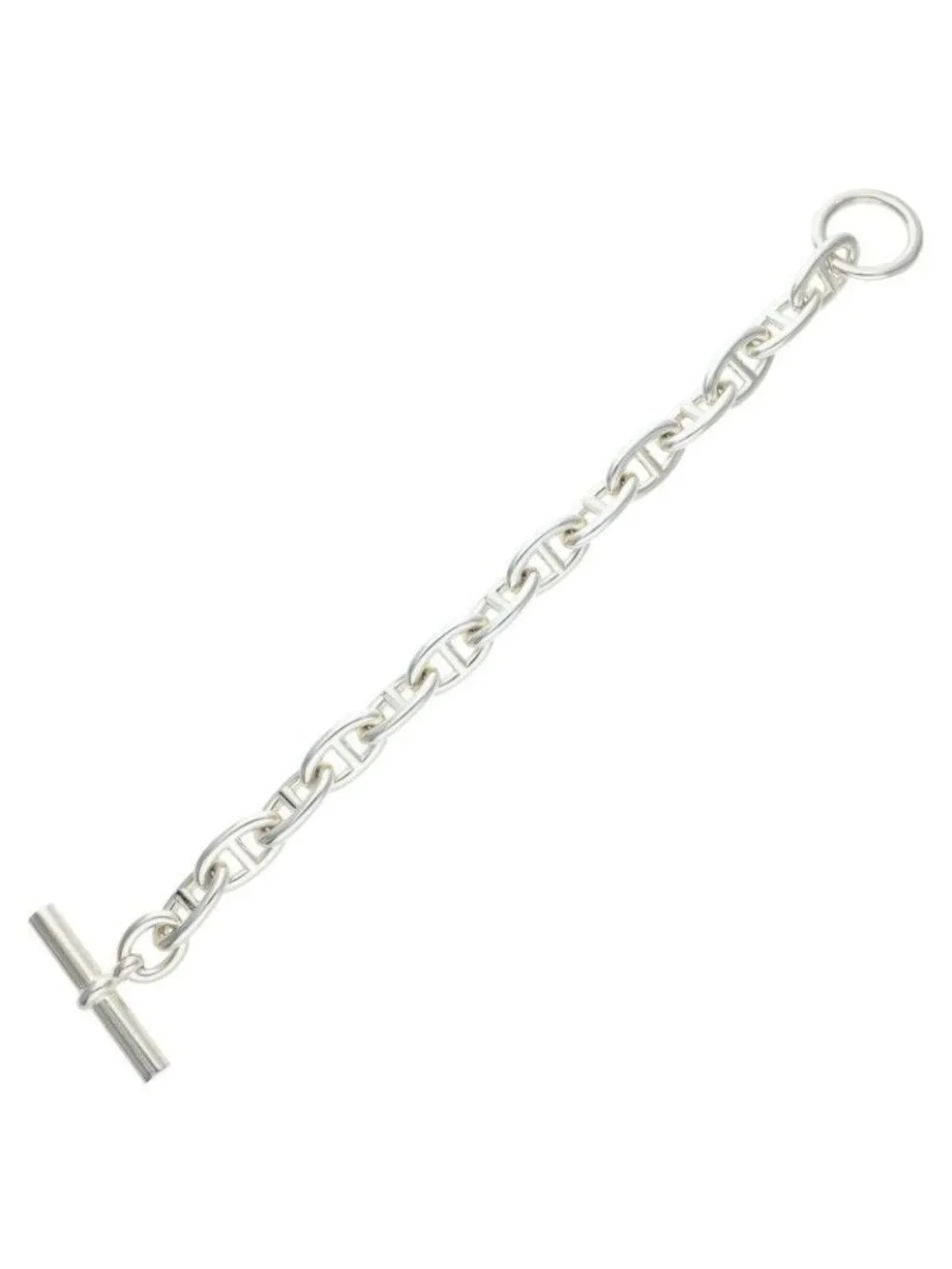 Hermes Chaine D'ancre GM Silver Bracelet