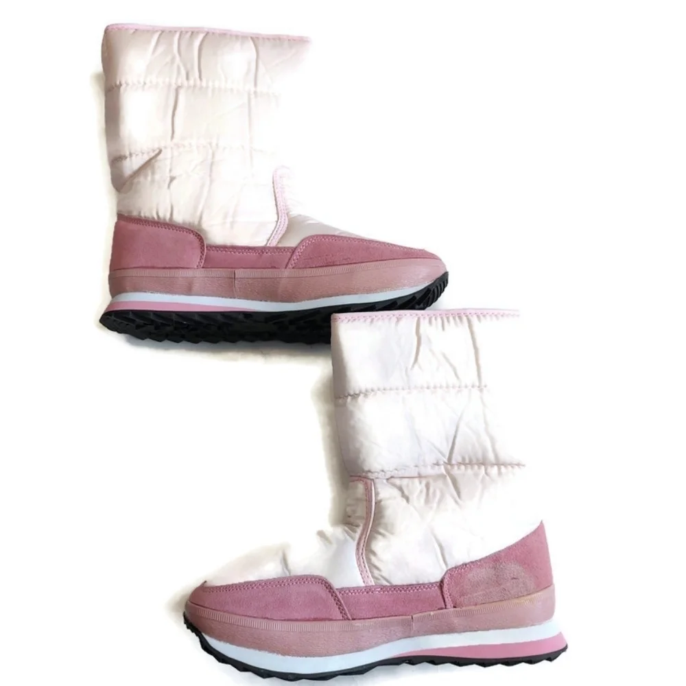 BLOWFLY Snow Joggers Womens Size 9 Slip On Winter Boots Pink EU 42