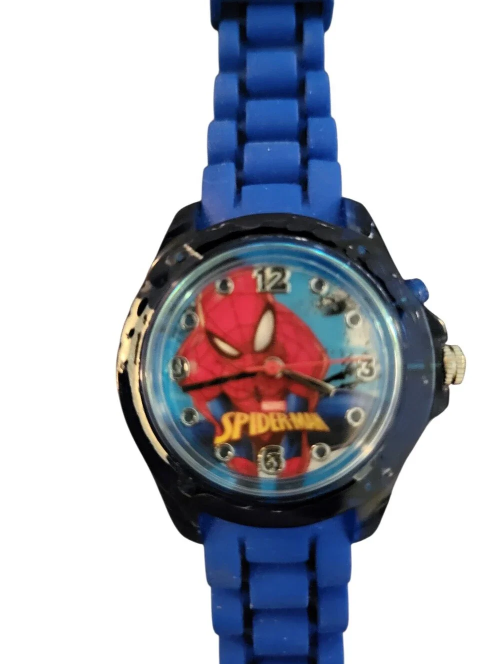 Blue Spider-Man Kids Watch