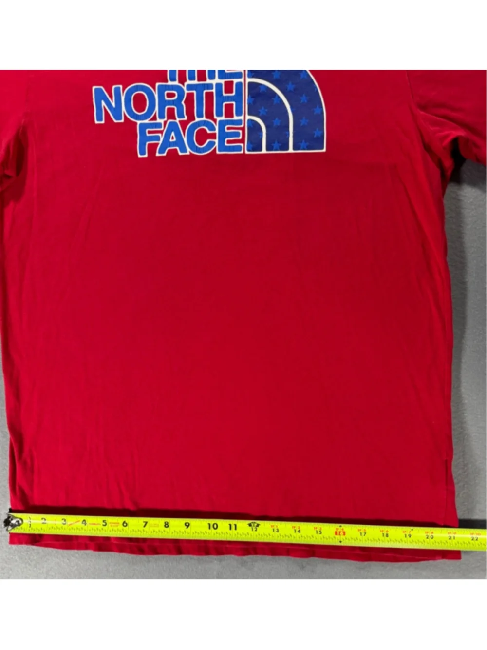 The North Face red “the