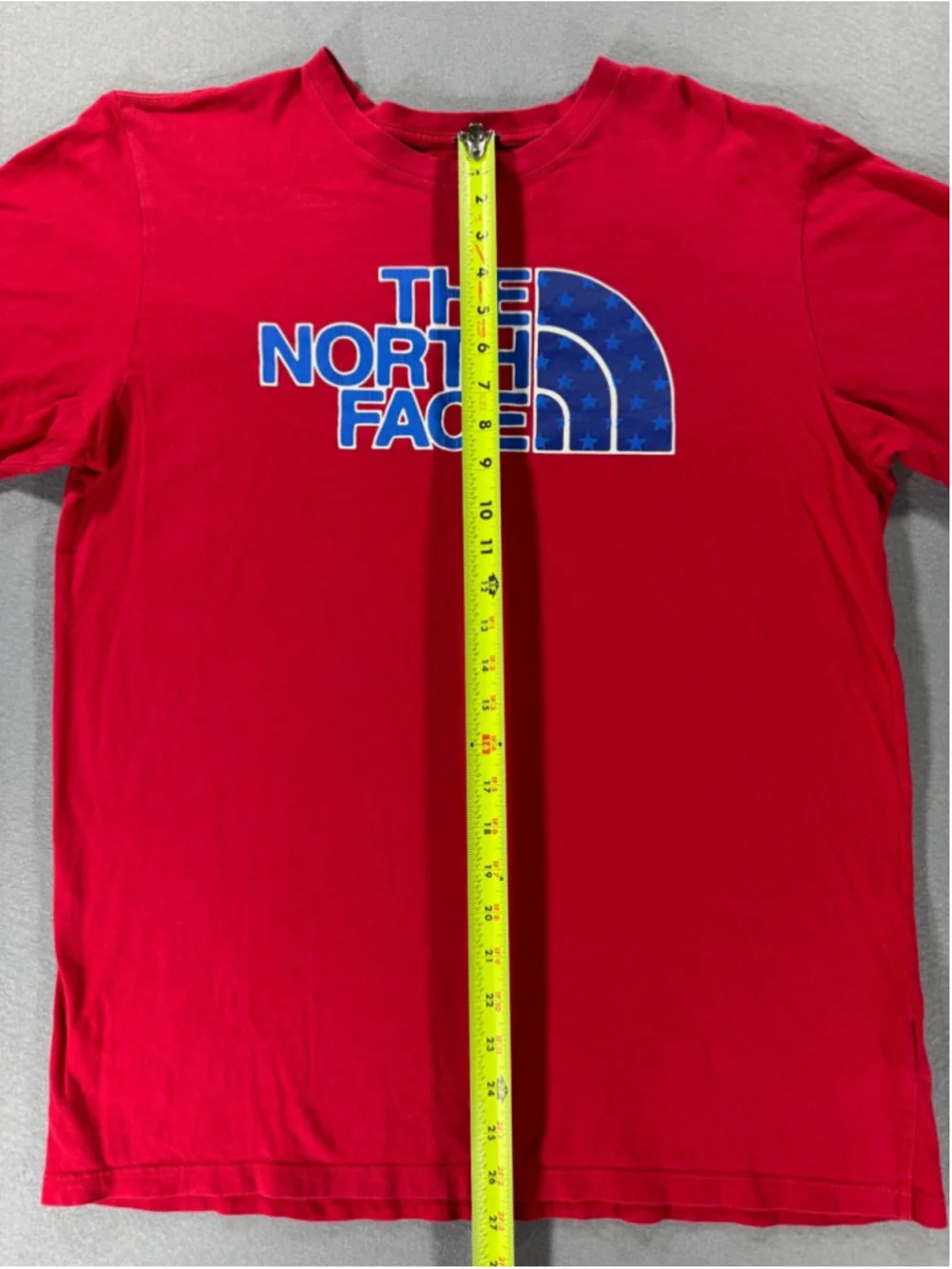 The North Face red “the