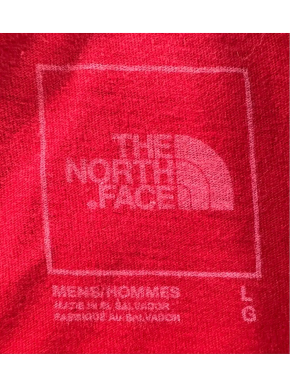The North Face red “the