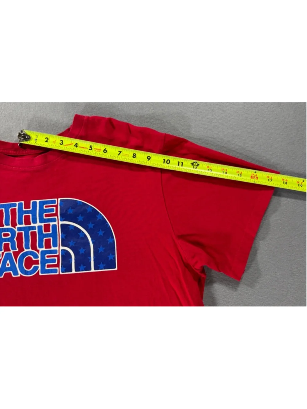 The North Face red “the