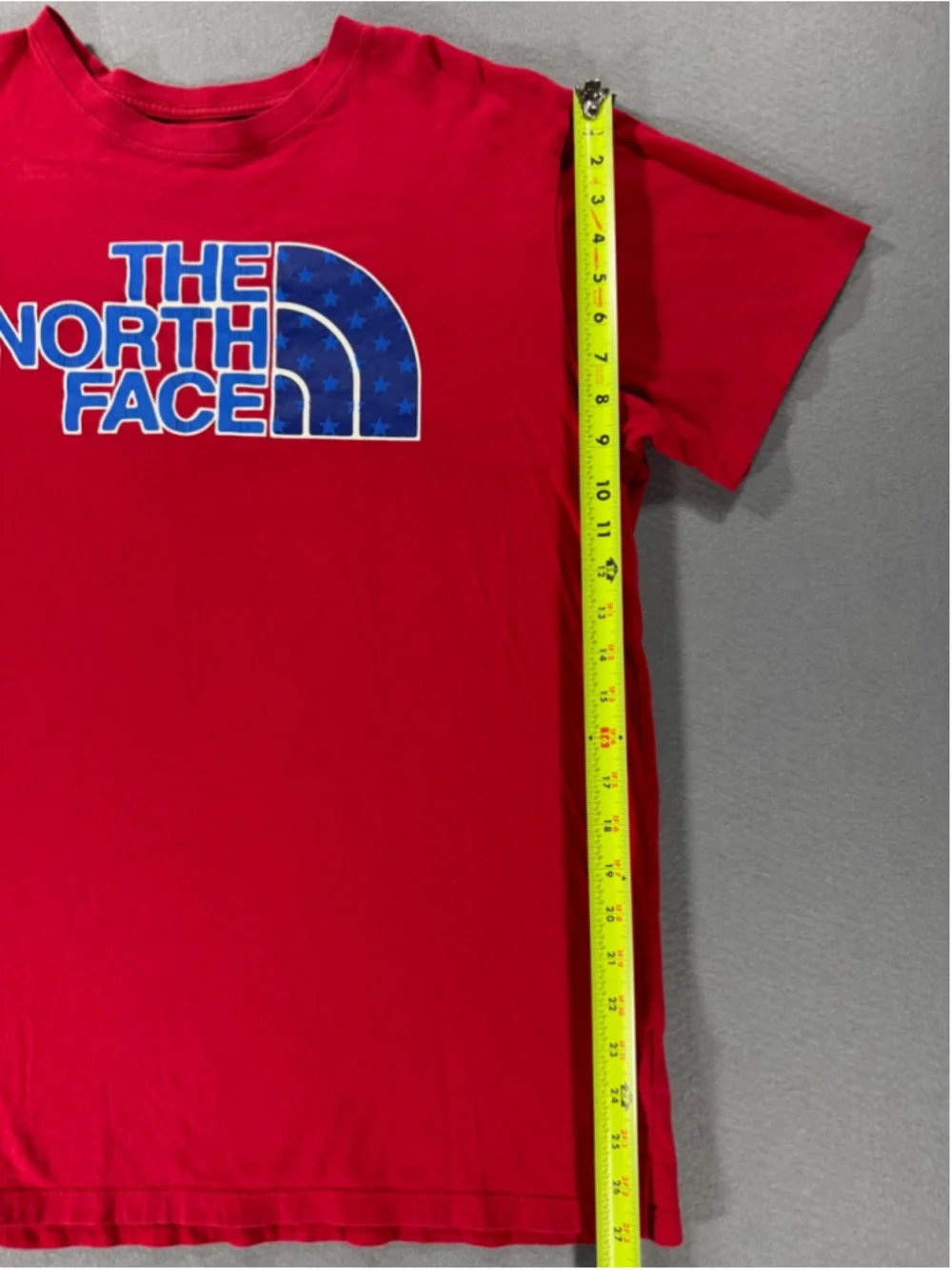 The North Face red “the