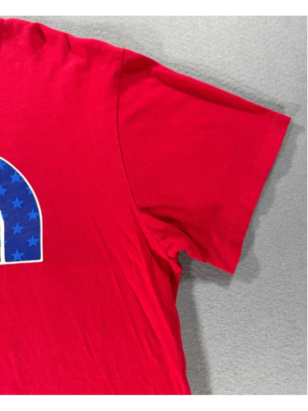 The North Face red “the