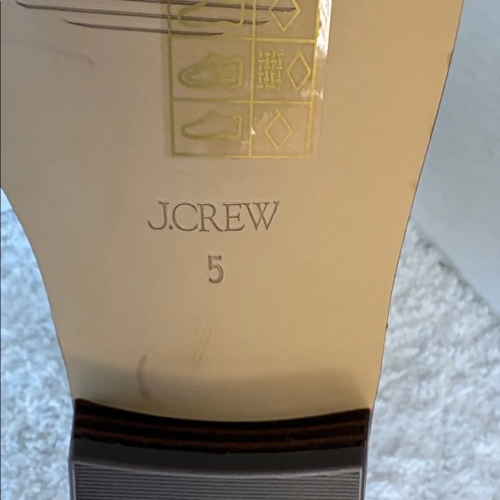 J. Crew polyurethane upper