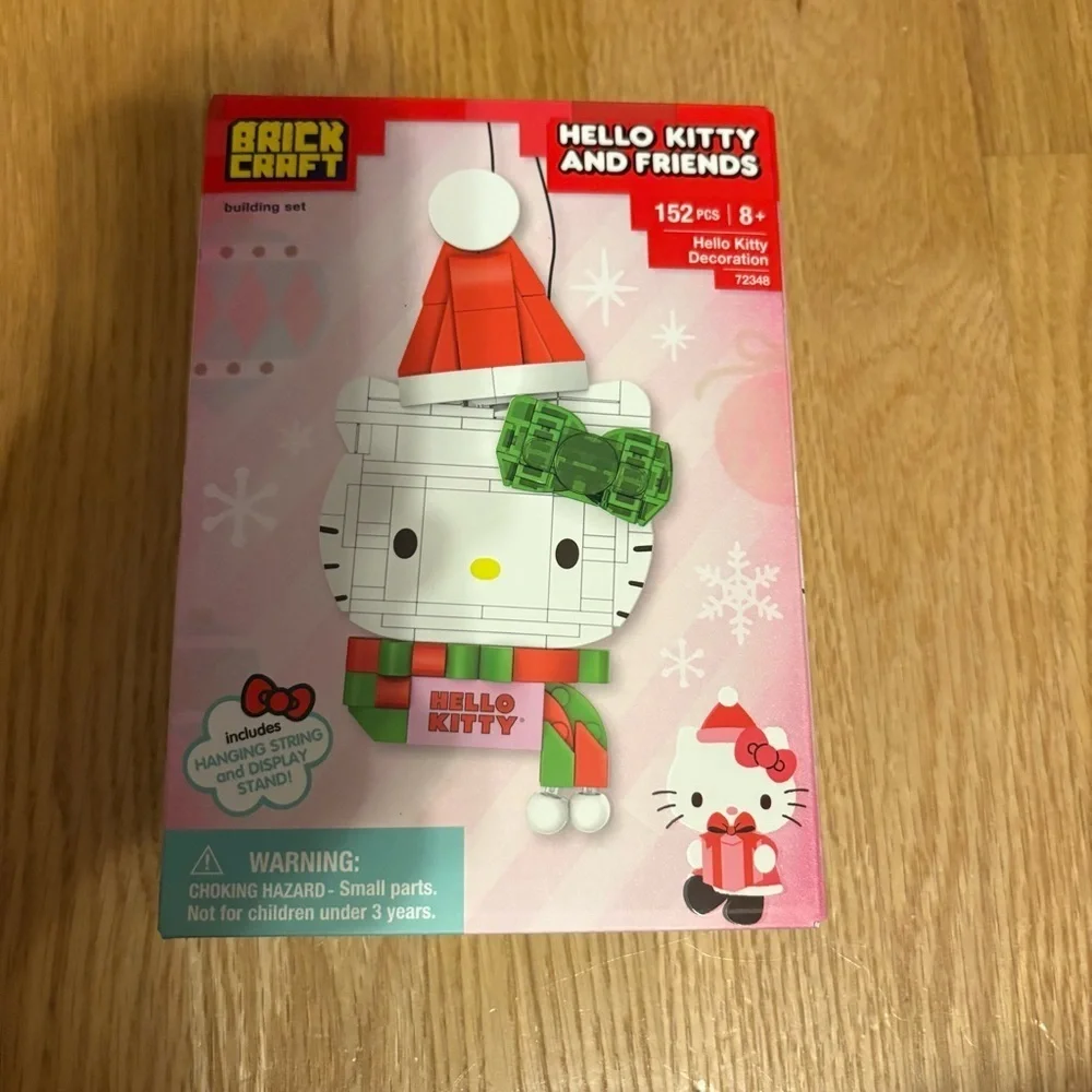 Hello Kitty Brick Craft Building Set NEW Santa Christmas Decoration