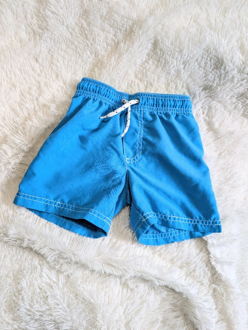 Carter's Bright Blue Swim Shorts Trunks with Drawstring Size 2T