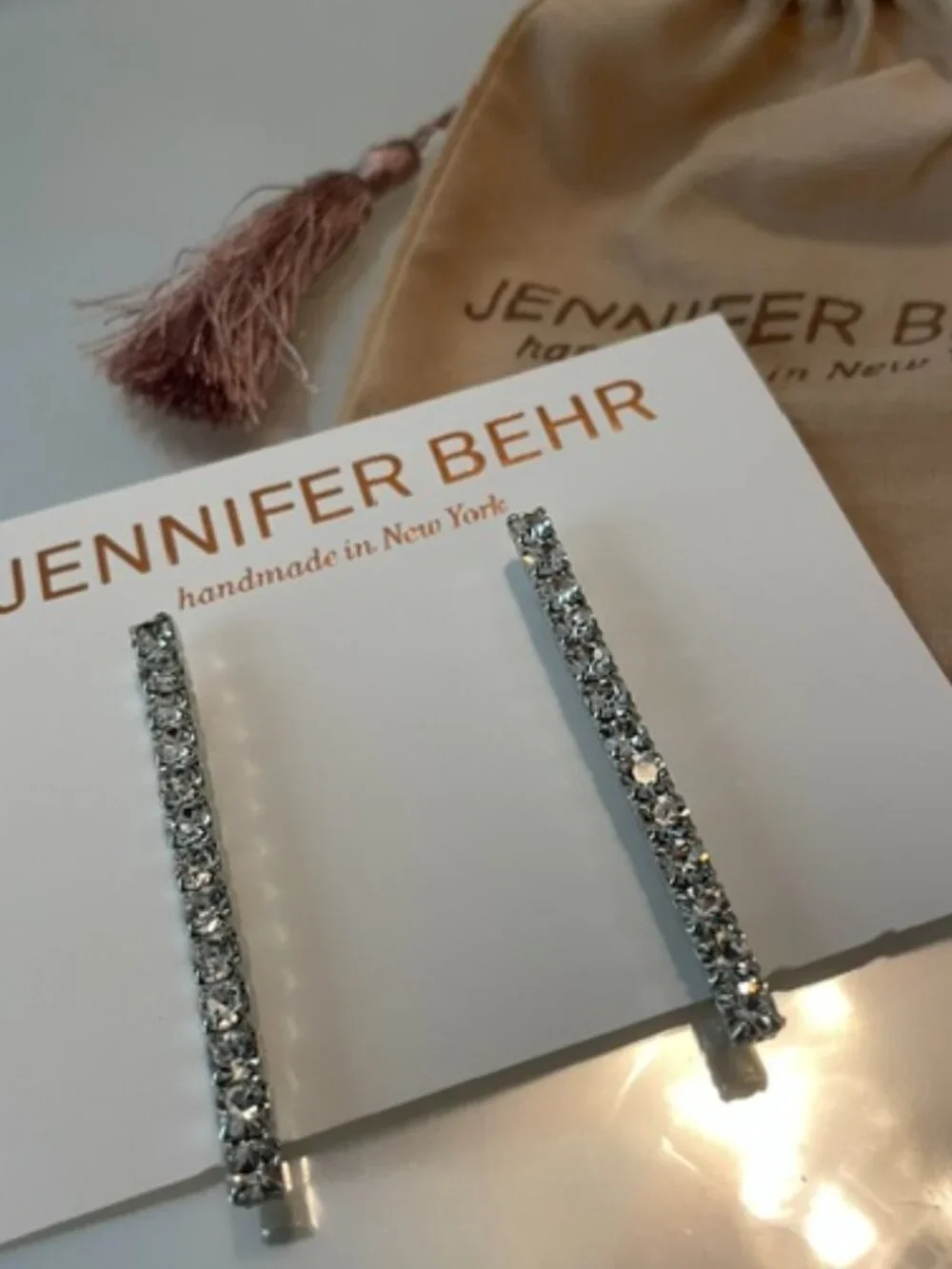 Jennifer Behr details hair