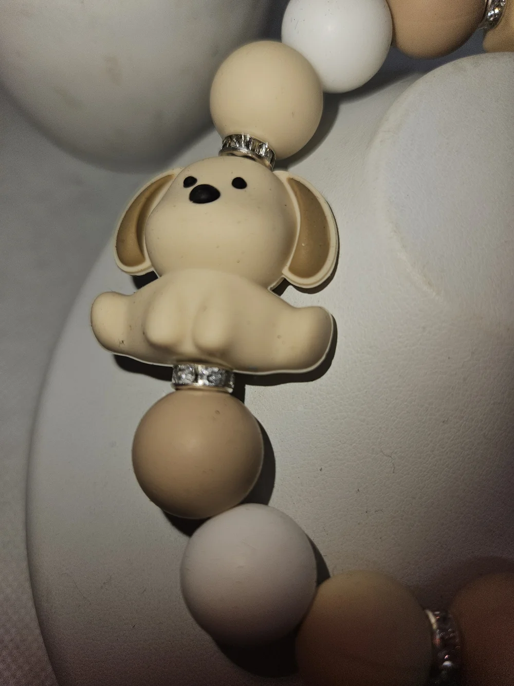 Handmade cute beige