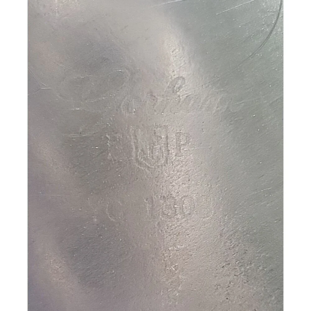 Vintage Gorham Silverplate Serving Bowl YC1308 Ornate Scroll Border 10
