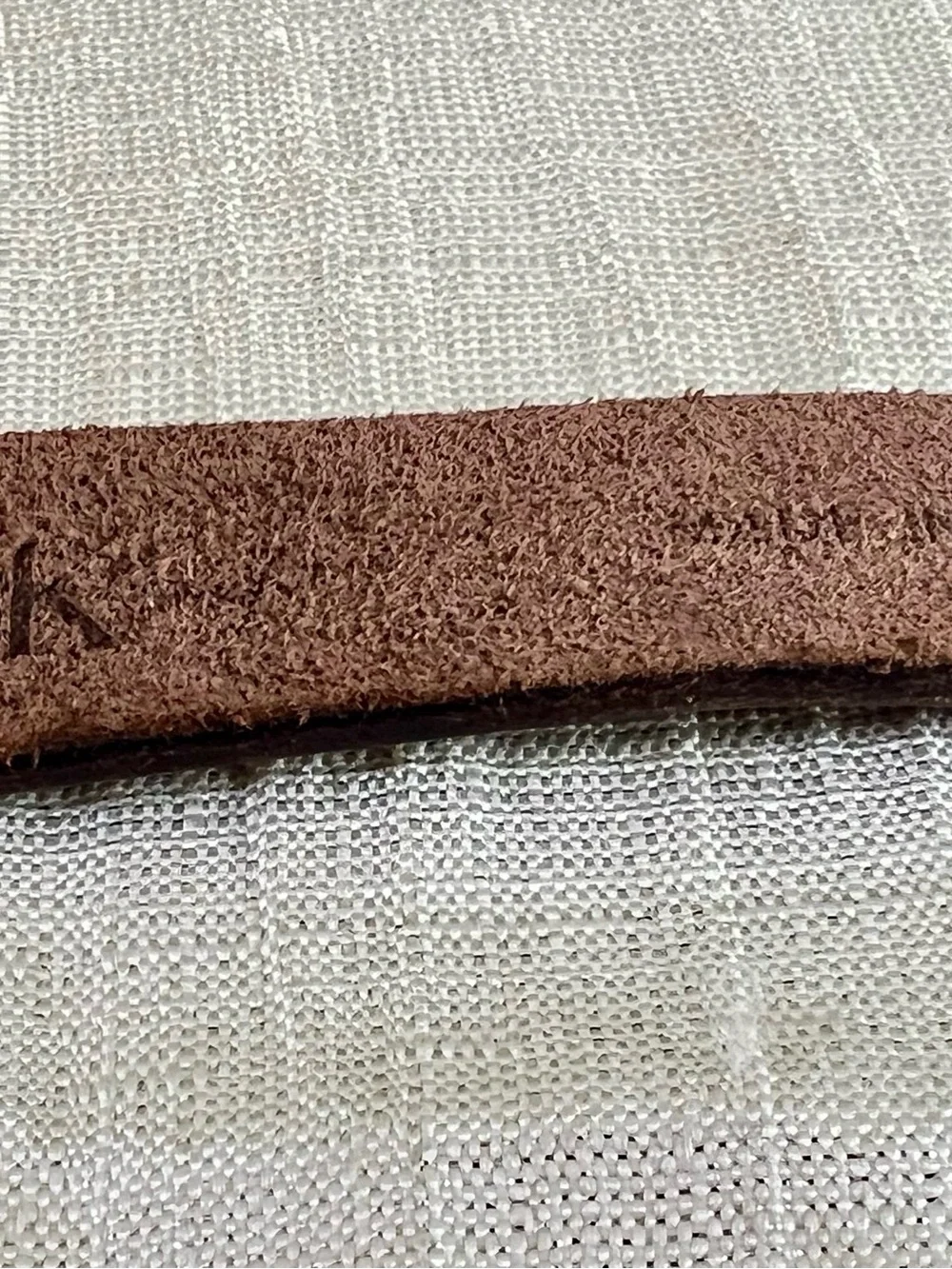 Calvin Klein CK Genuine Leather Brown Belt Solid Brass Buckle Medium