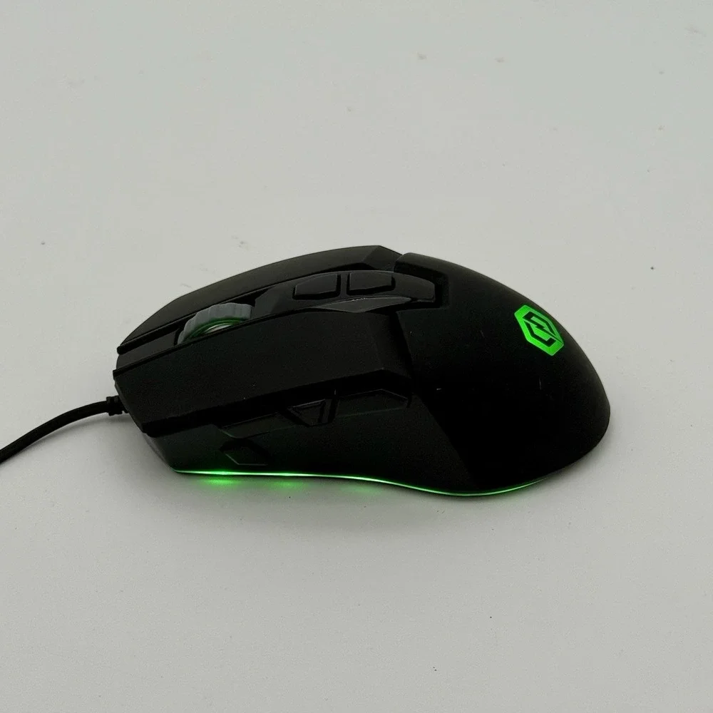 CyberPowerPC Elite M1-131 Wired RGB Gaming Optical Mouse USB Tested Working