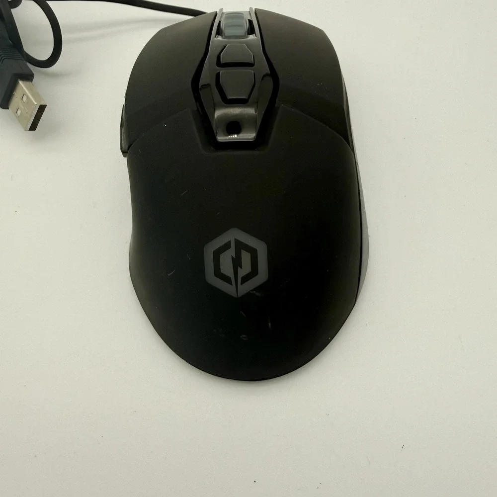 CyberPowerPC Elite M1-131 Wired RGB Gaming Optical Mouse USB Tested Working