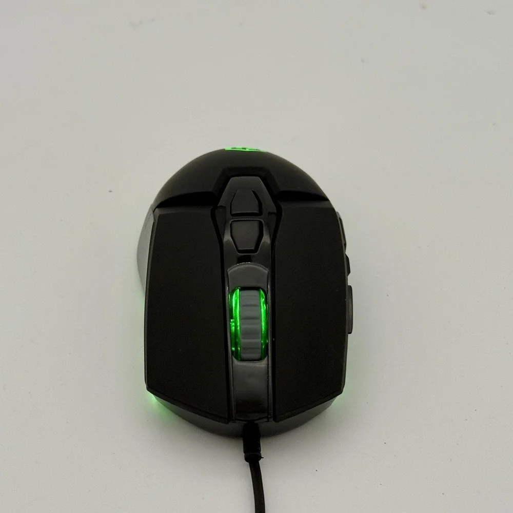 CyberPowerPC Elite M1-131 Wired RGB Gaming Optical Mouse USB Tested Working