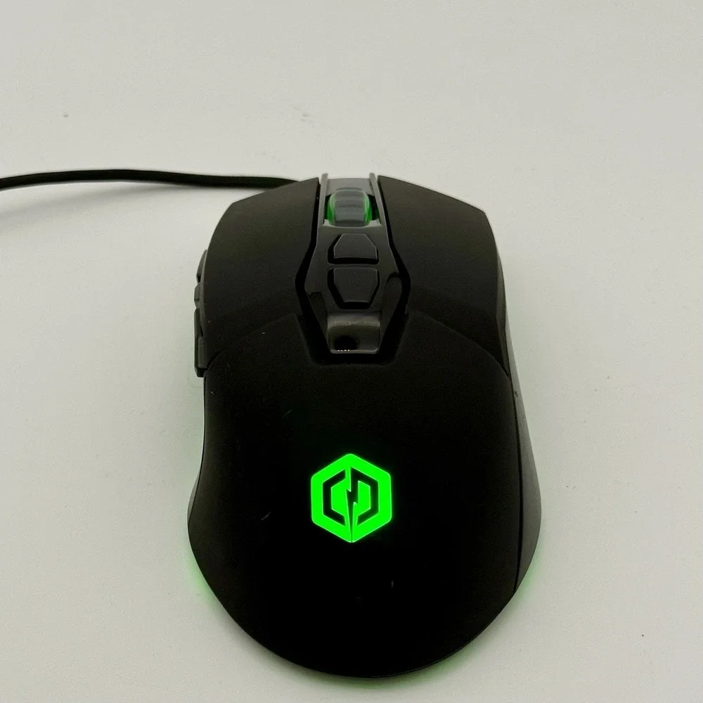 CyberPowerPC Elite M1-131 Wired RGB Gaming Optical Mouse USB Tested Working