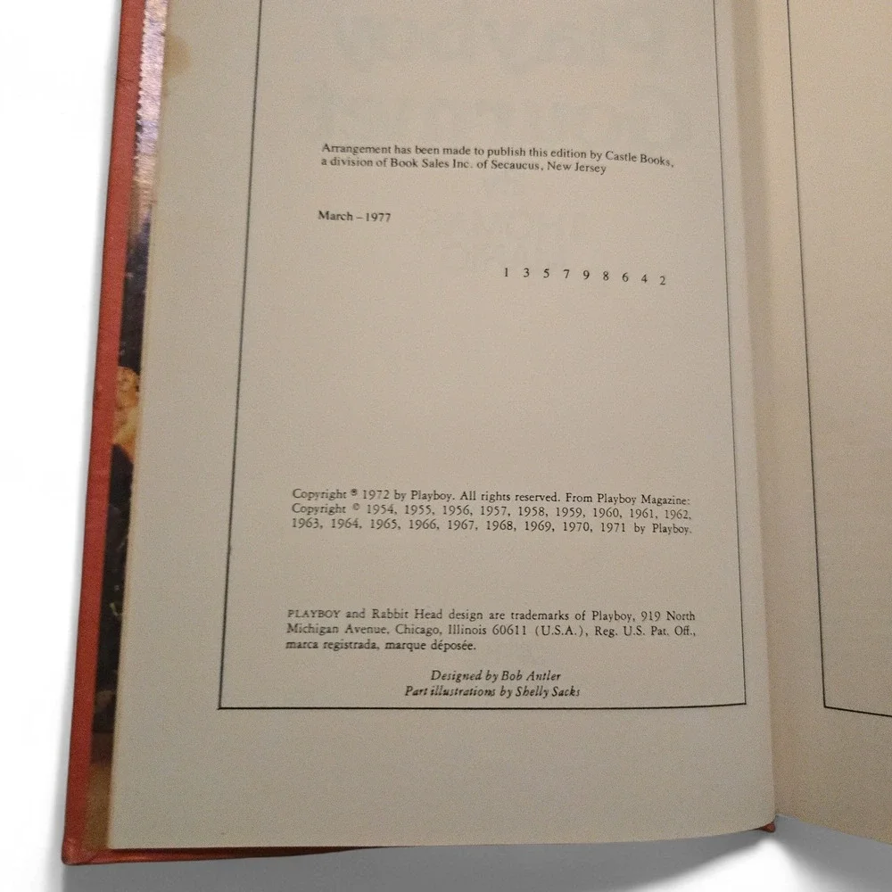 VTG The Playboy Gourmet Cookbook Thomas Mario Red Hardcover Dust Jacket 1977 USA