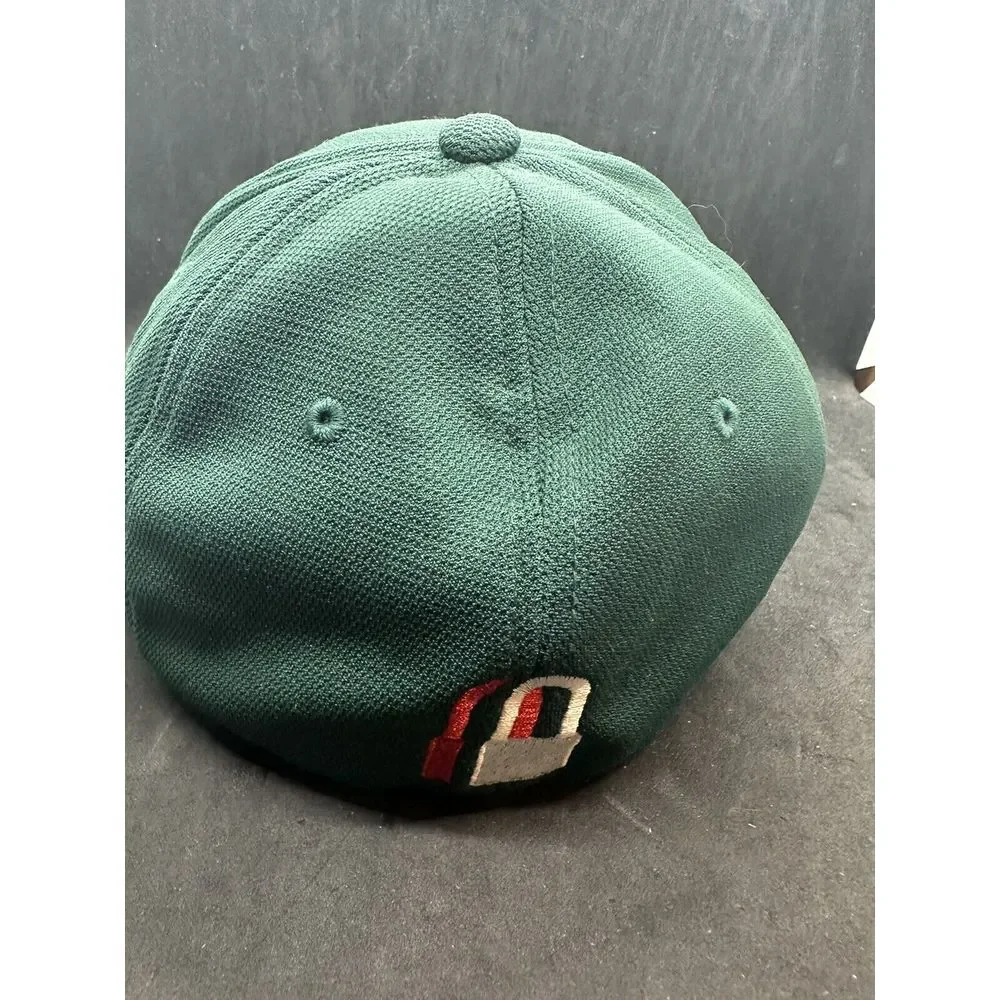 Vintage YUPOONG Chicago Cubs Green  Hat Cap, FlexFit‎ S-M