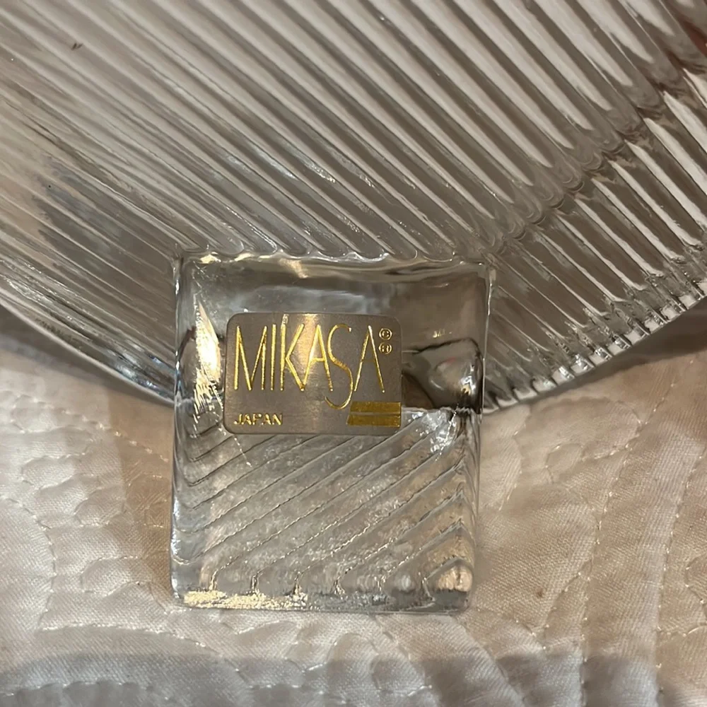 Mikasa oval‎ crystal picture frame