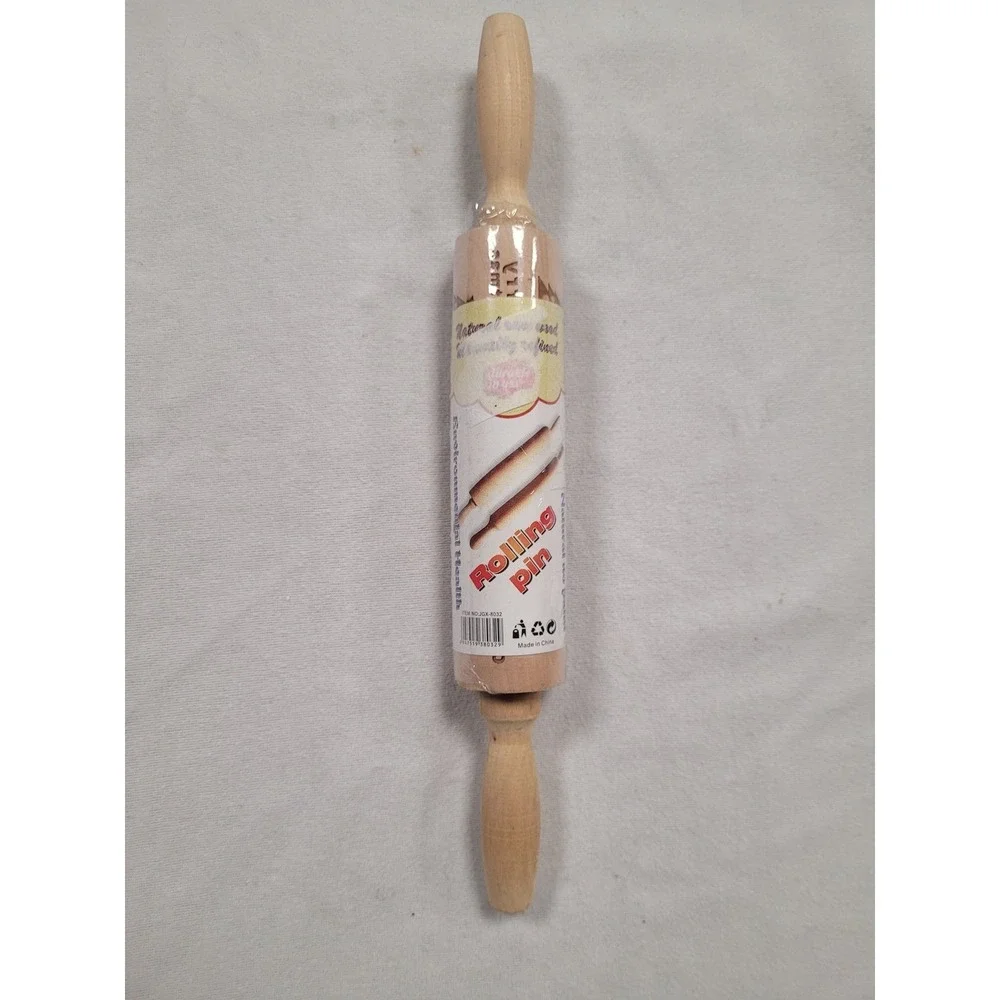 New Wooden Rolling Pin Dough Roller Kitchen‎ Baking Tree Design Youth